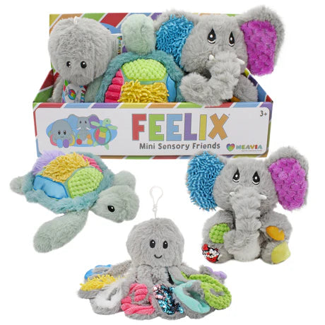 Meavia Mini Sensory Friends Set (Turtle, Elephant and Octopus)