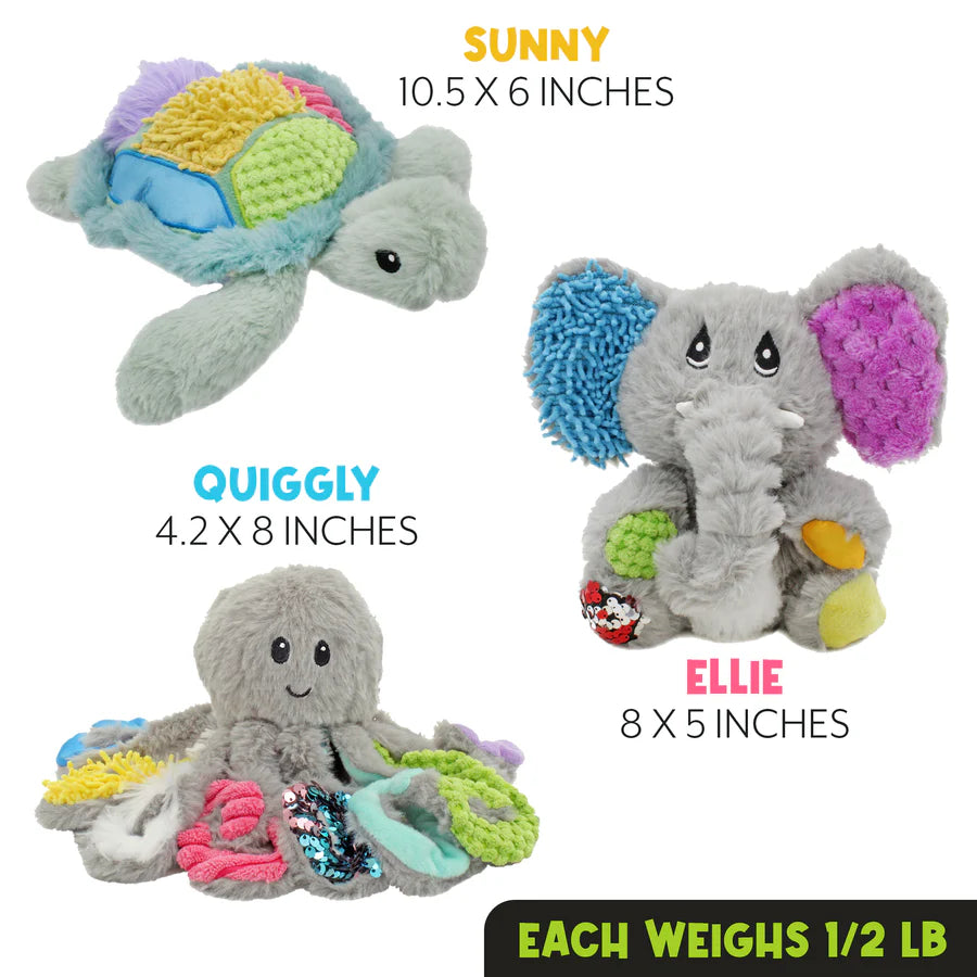 Meavia Mini Sensory Friends Set (Turtle, Elephant and Octopus)