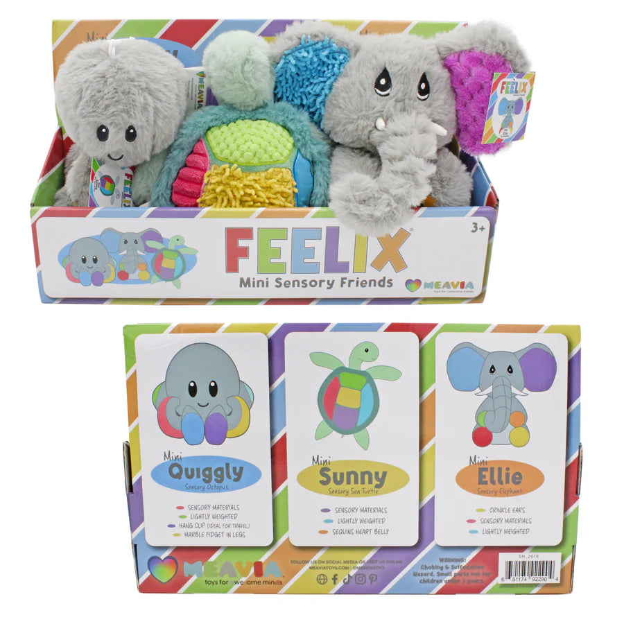 Meavia Mini Sensory Friends Set (Turtle, Elephant and Octopus)