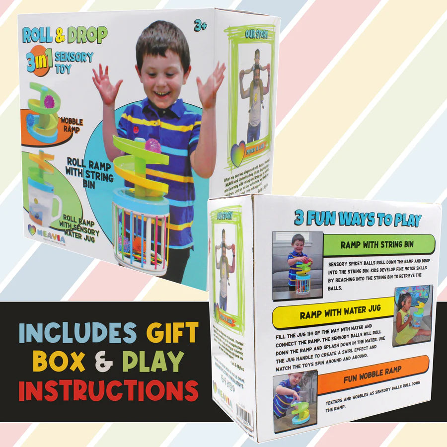 Meavia Roll and Drop 3 in 1 Sensory Toy
