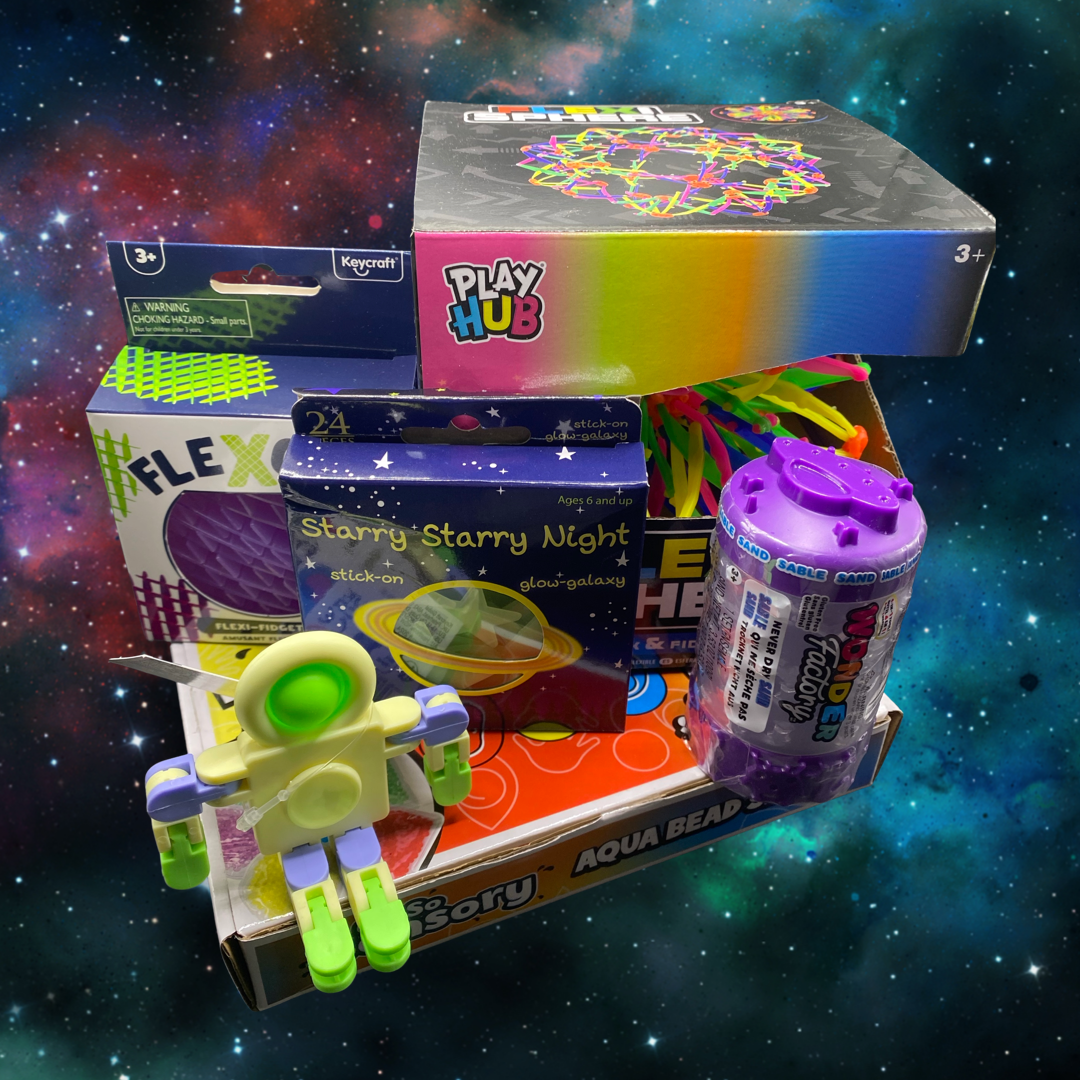Mystery Sensory Boxes - Space Theme