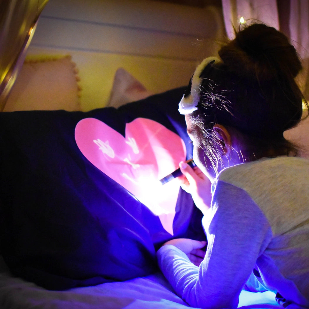 Illuminated Apparel Glow Sketch Bedtime Pillow Case