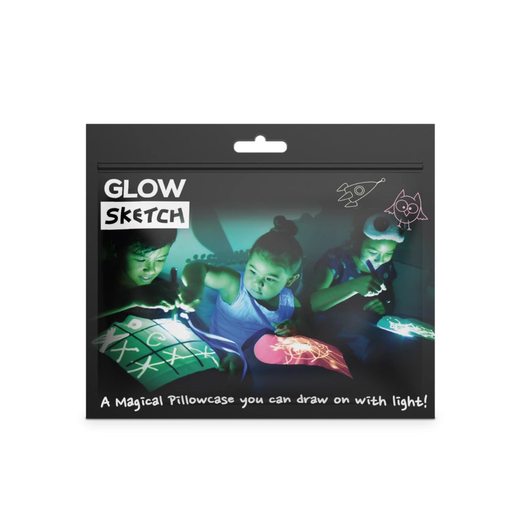 Illuminated Apparel Glow Sketch Bedtime Pillow Case
