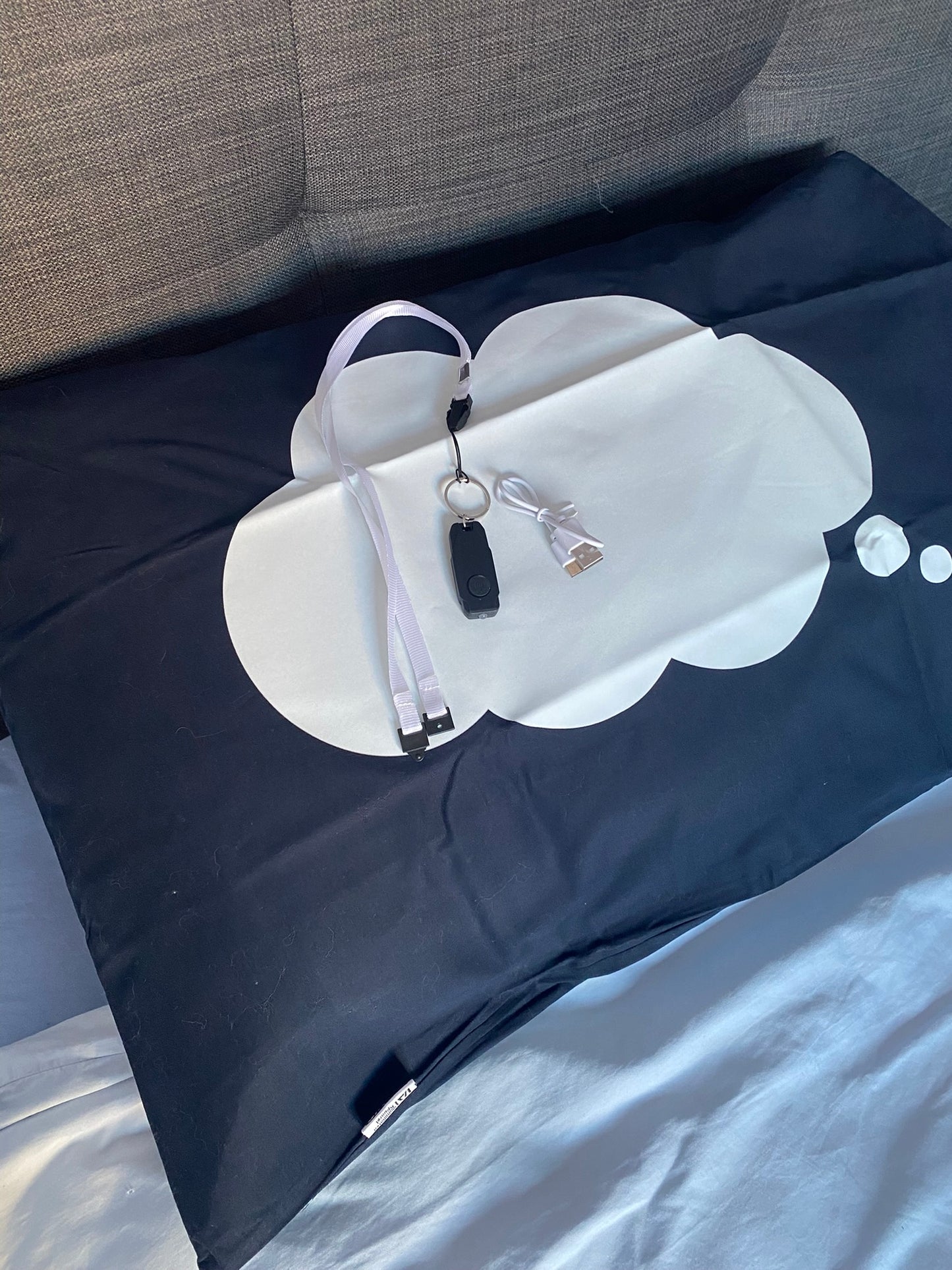 Illuminated Apparel Glow Sketch Bedtime Pillow Case
