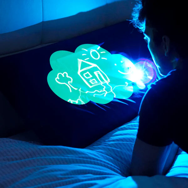 Illuminated Apparel Glow Sketch Bedtime Pillow Case