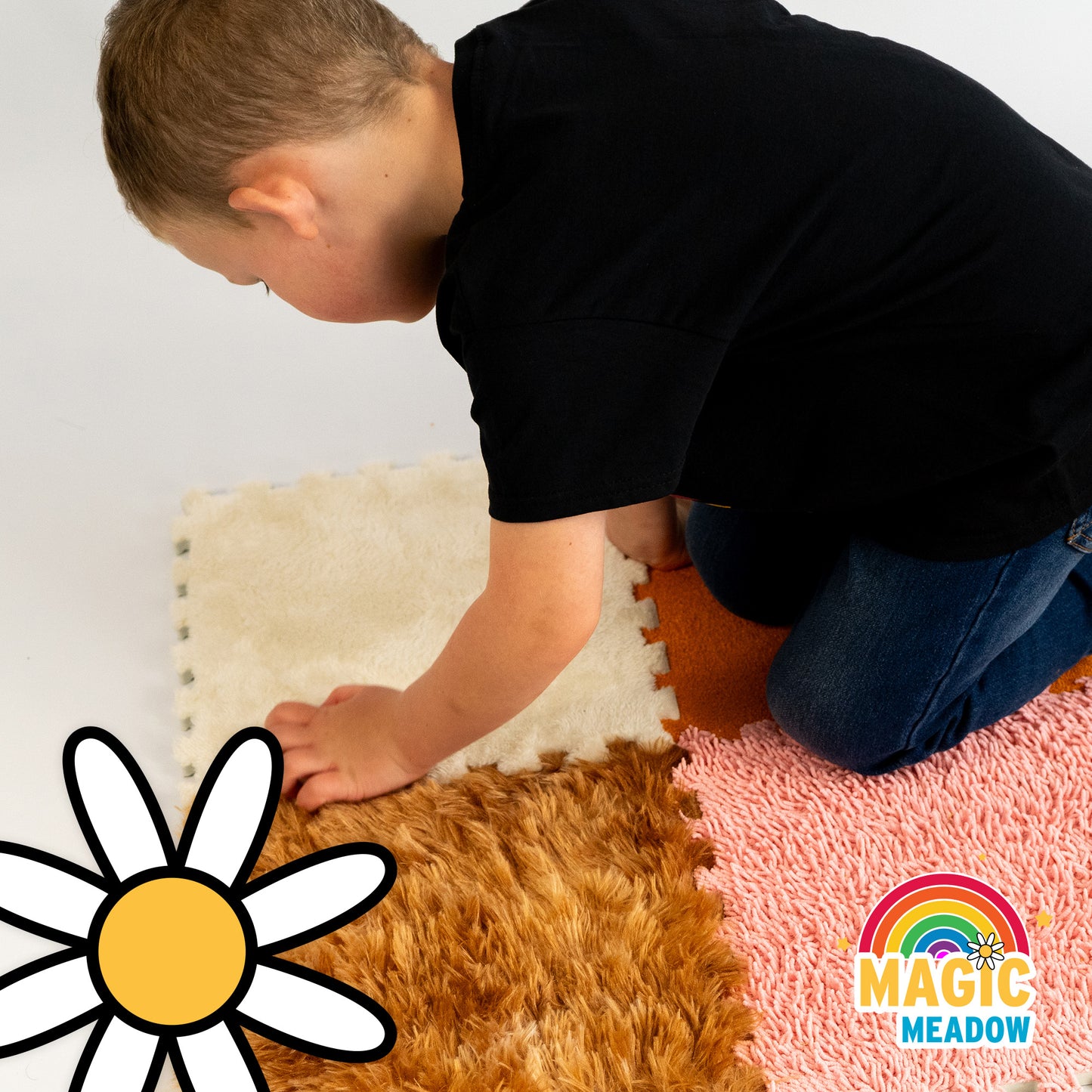 MagicMeadow Textured Sensory Play Mat (set of 6)