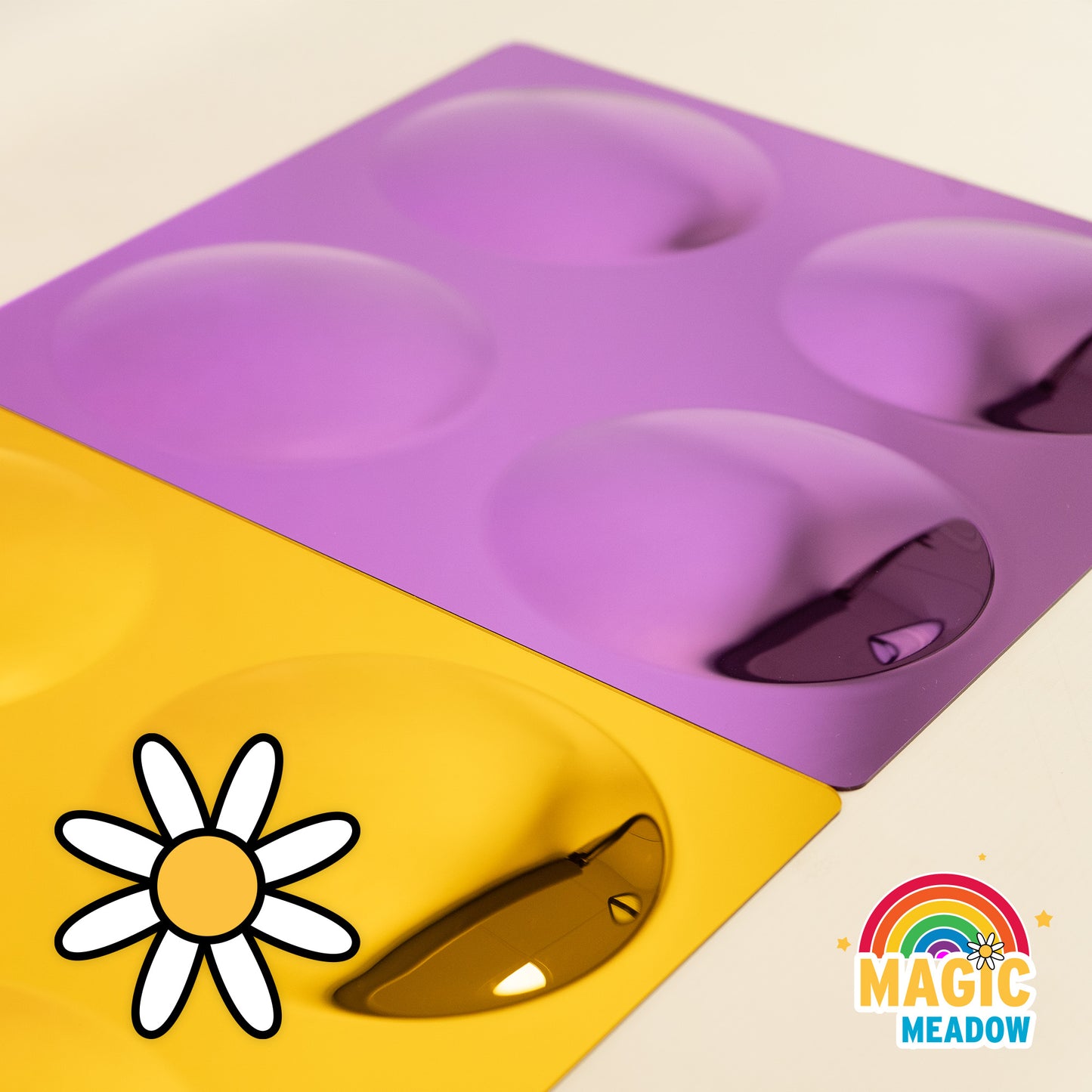 MagicMeadow Bubble Sensory Mirror Panels (set of 4)