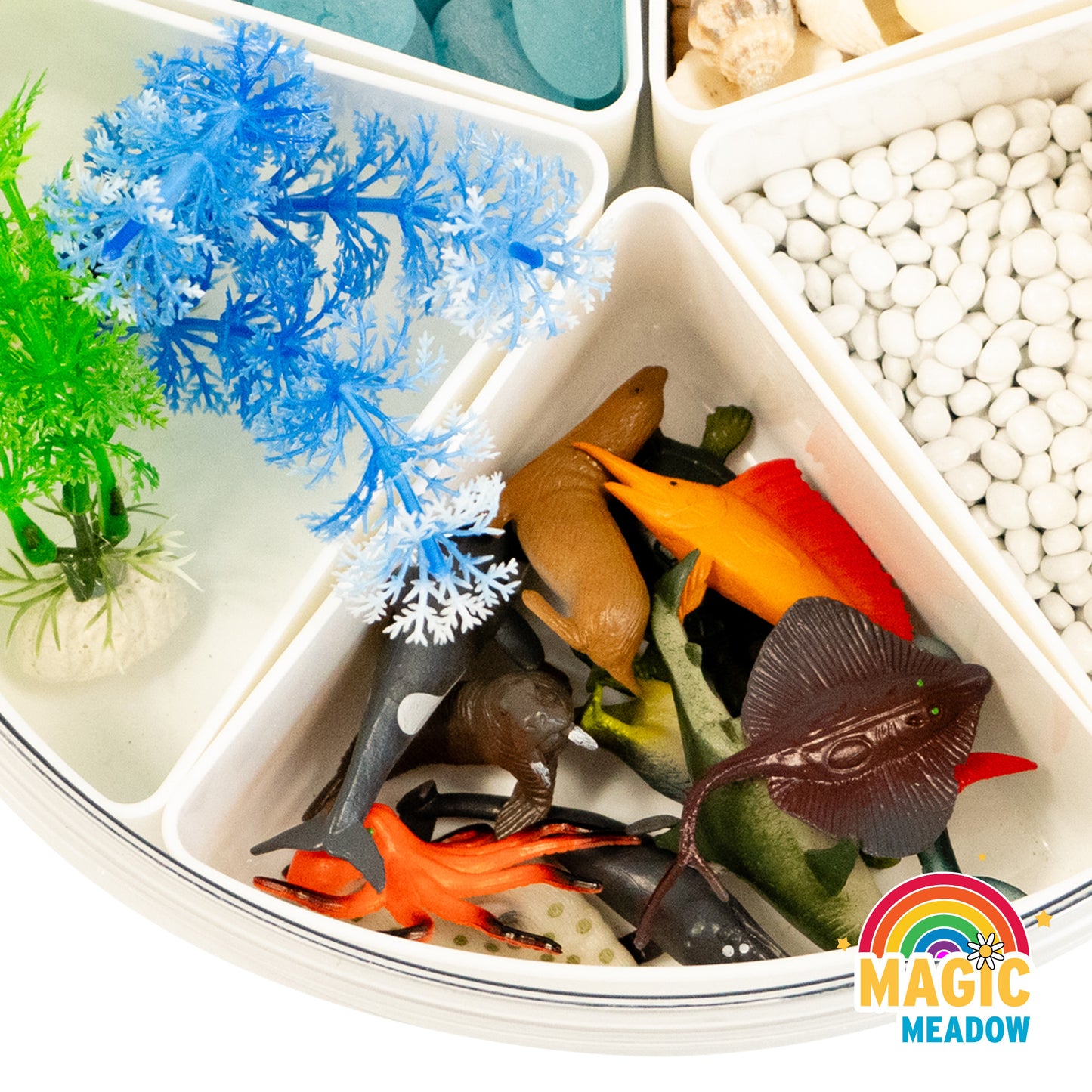MagicMeadow Play Tray Sensory Kit - Ocean Theme