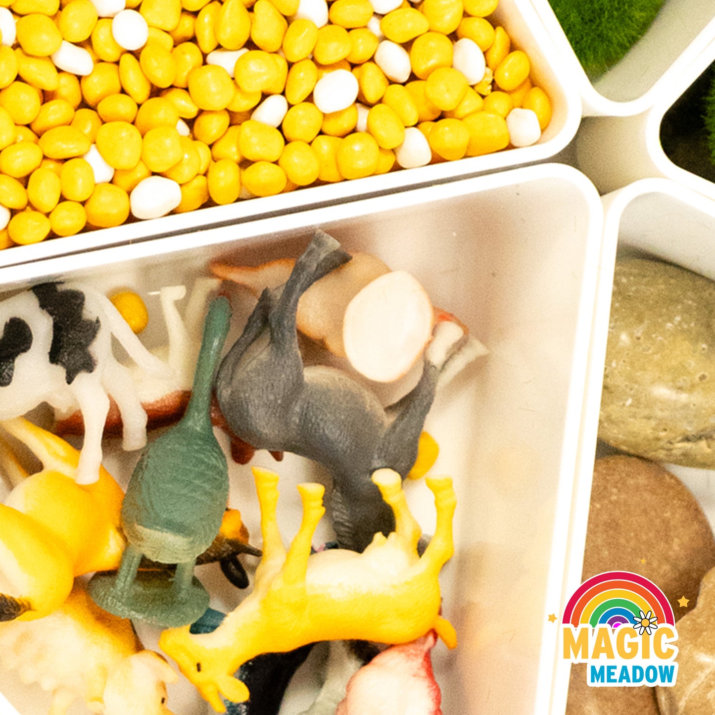 MagicMeadow Play Tray Sensory Kit - Farm Theme