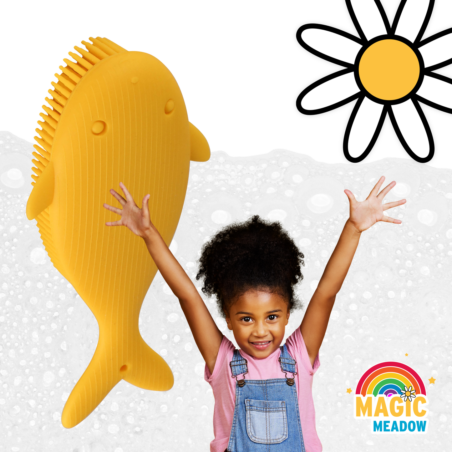 MagicMeadow Massage Silicone Sensory Brush