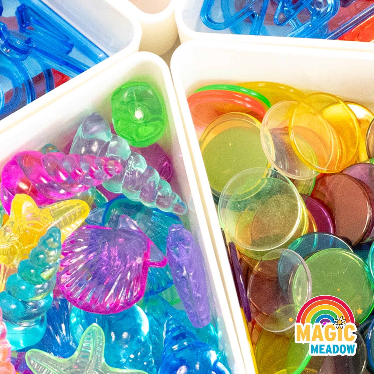 MagicMeadow Play Tray Sensory Kit - Transparency Set