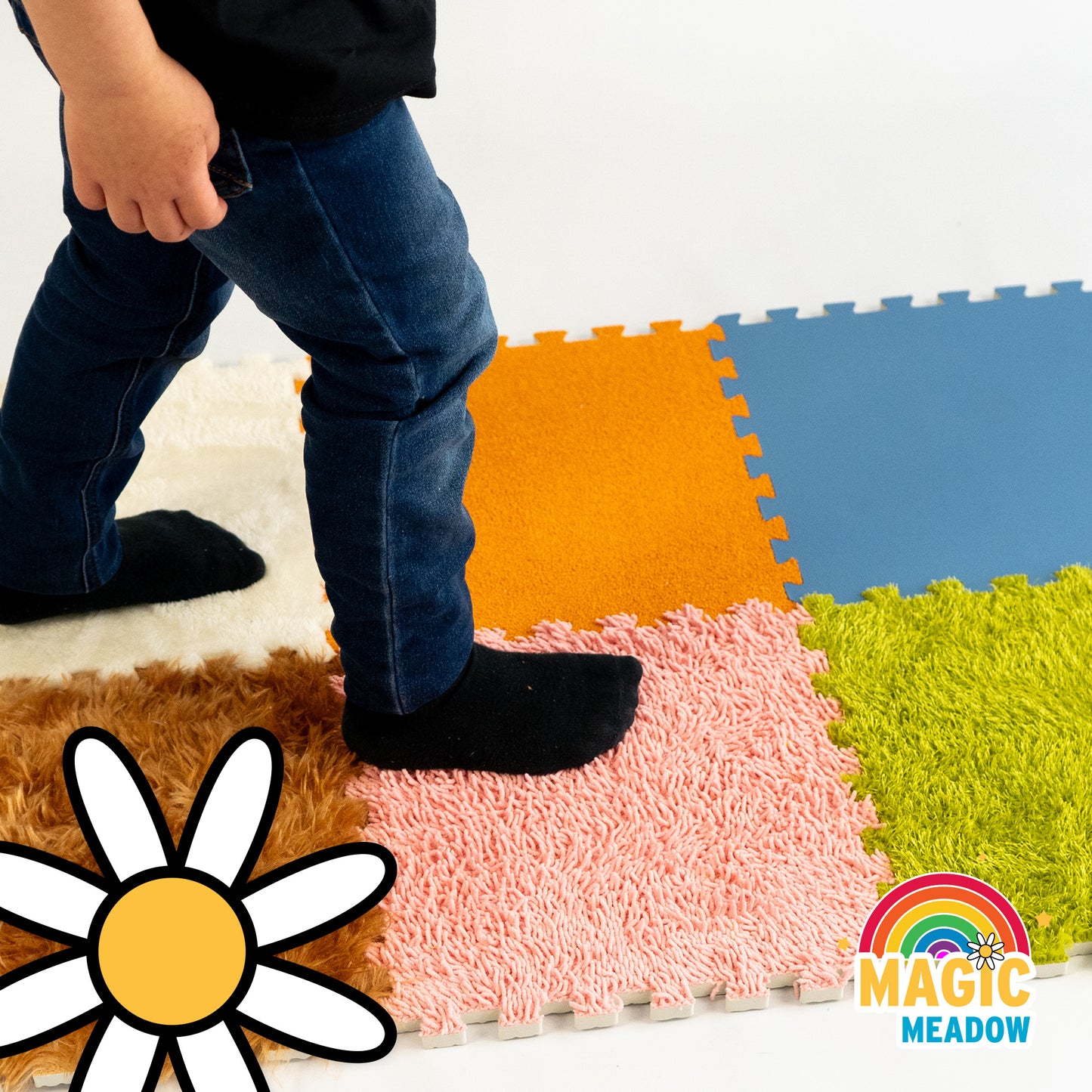MagicMeadow Textured Sensory Play Mat (set of 6)