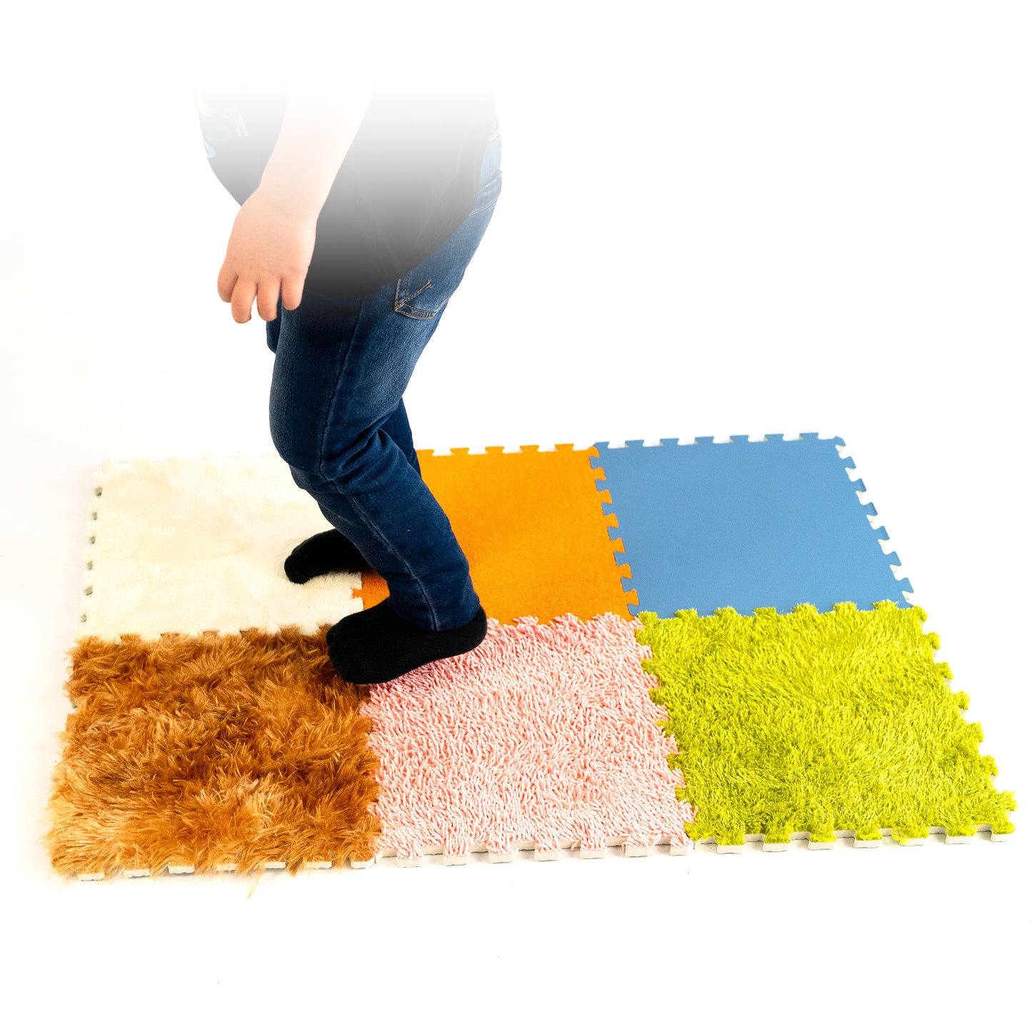 MagicMeadow Textured Sensory Play Mat (set of 6)