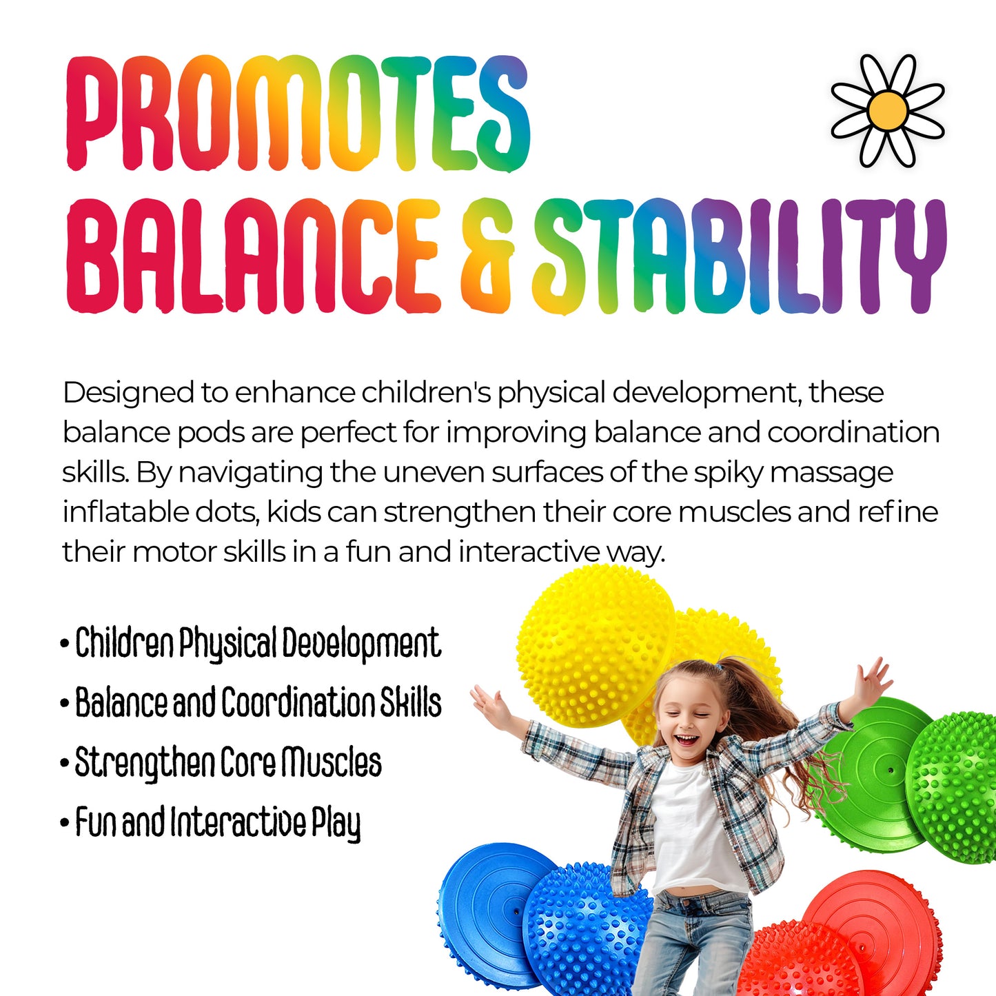 MagicMeadow Sensory Balance Pods (set of 8)