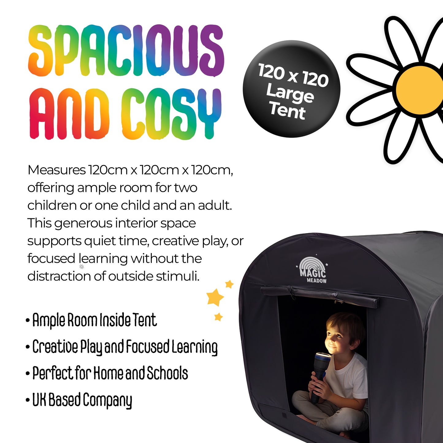 MagicMeadow Sensory Blackout Tent