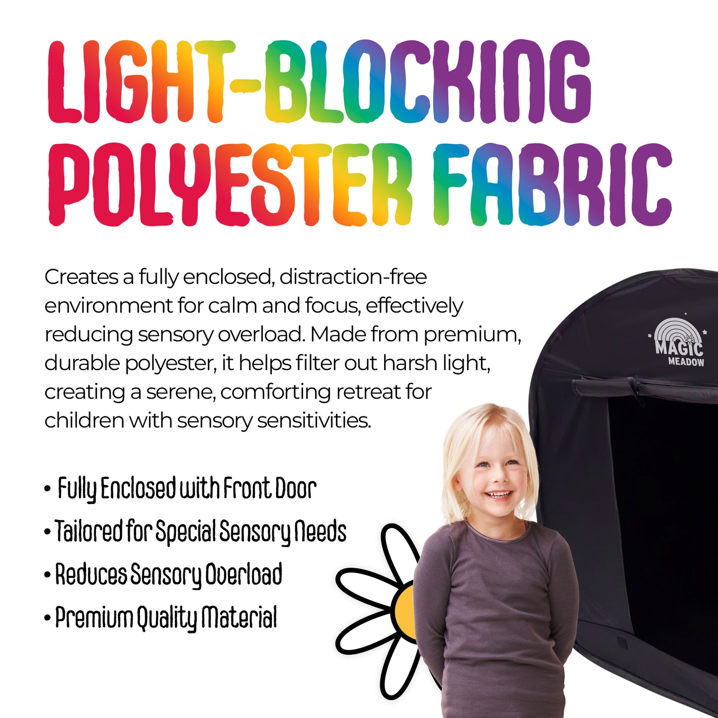 MagicMeadow Sensory Blackout Tent