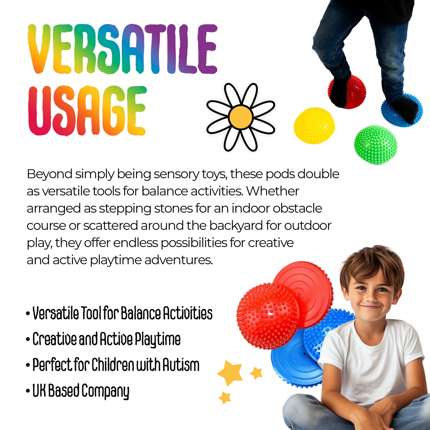 MagicMeadow Sensory Balance Pods (set of 8)