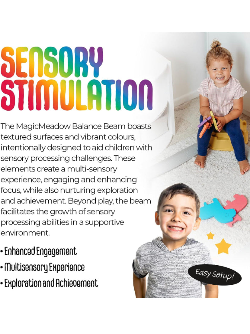 MagicMeadow Sensory Balance Beam Set