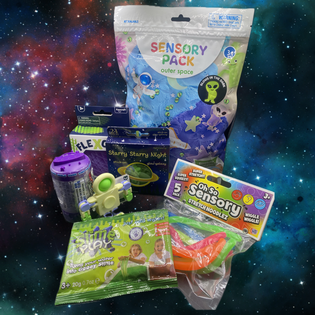 Mystery Sensory Boxes - Space Theme