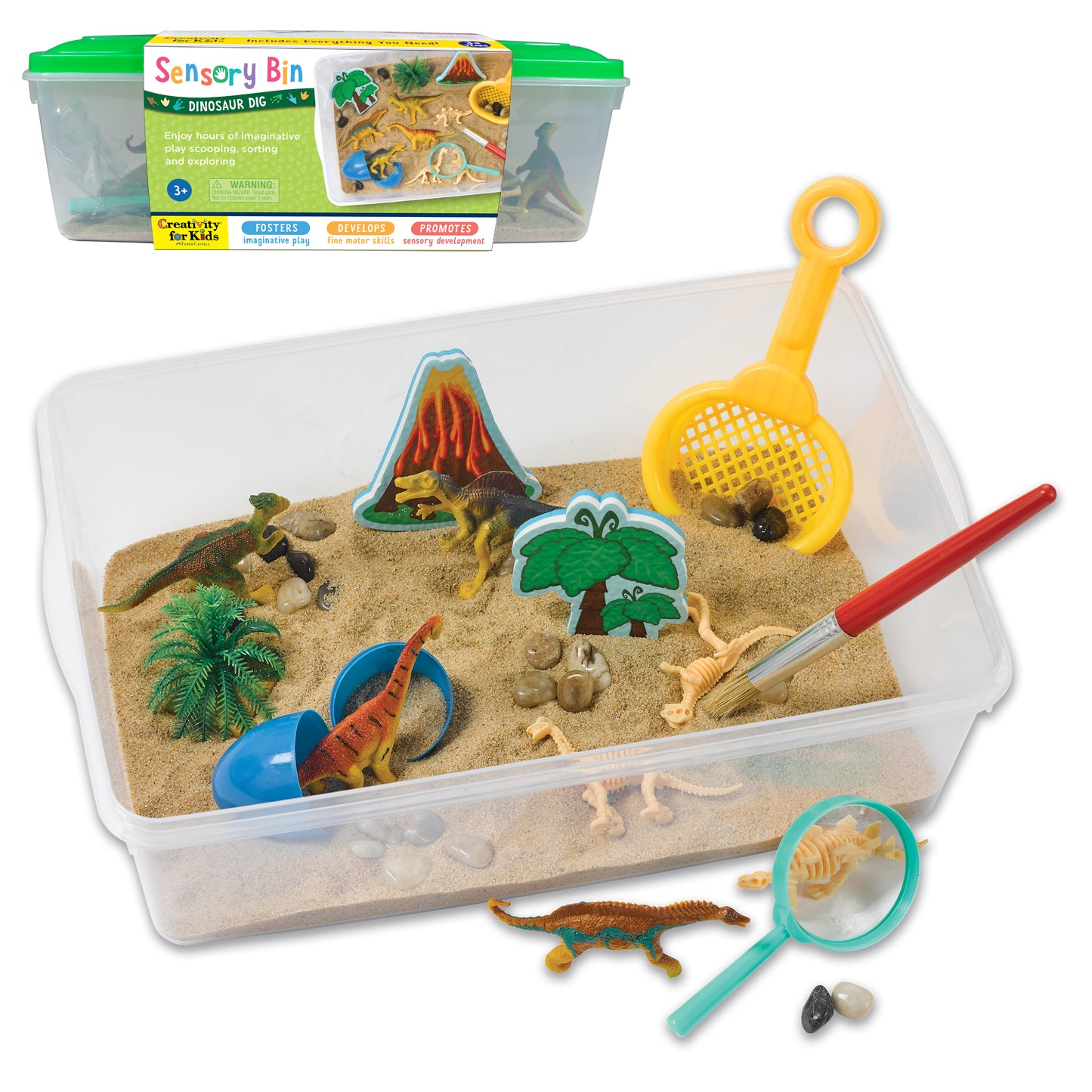 Creativity For Kids - Sensory Bin - Dinosaur Dig