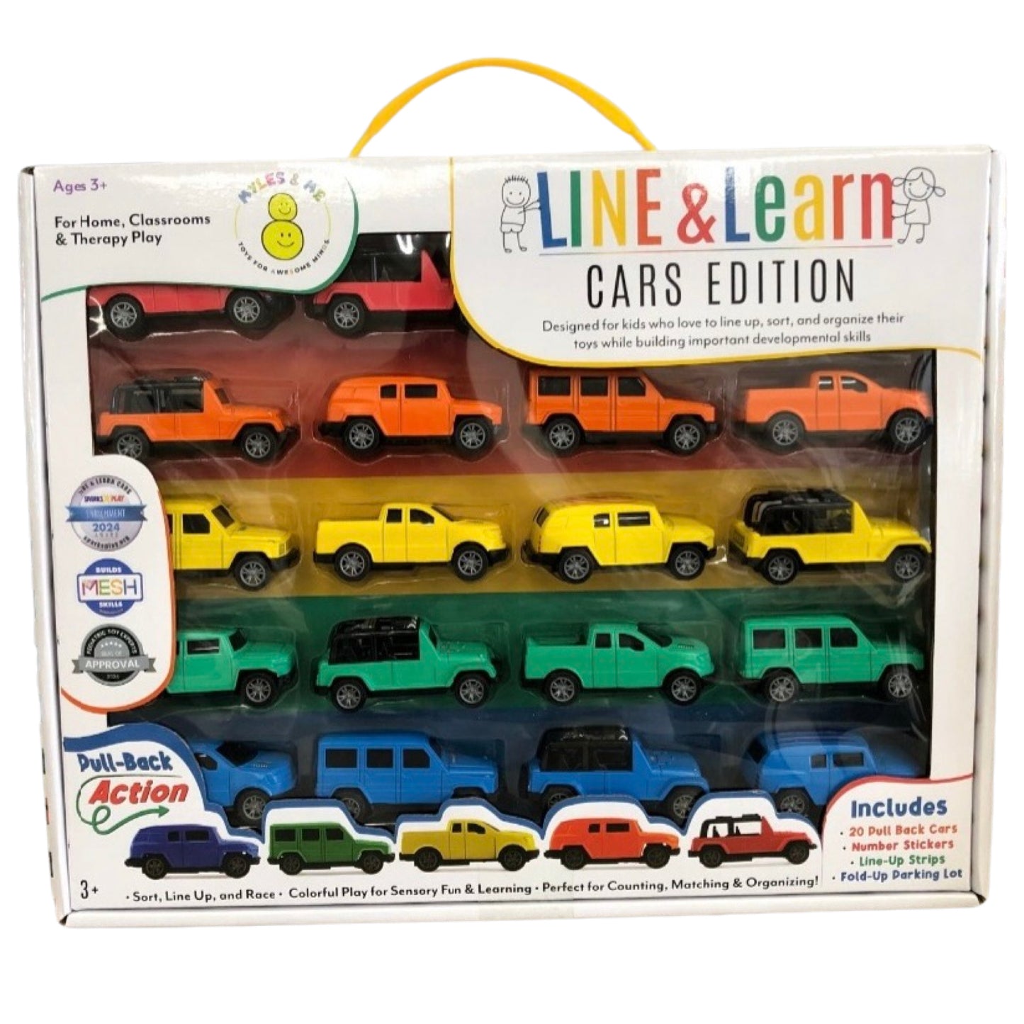 Myles and Me Line and Learn Cars Edition