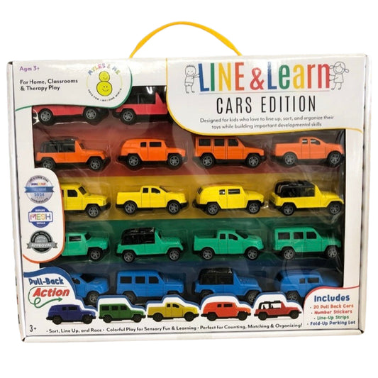 Myles and Me Line and Learn Cars Edition