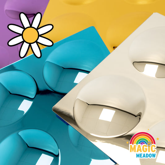 MagicMeadow Bubble Sensory Mirror Panels (set of 4)