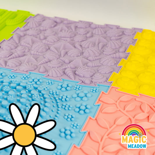 MagicMeadow Massage Sensory Mat (set of 6)