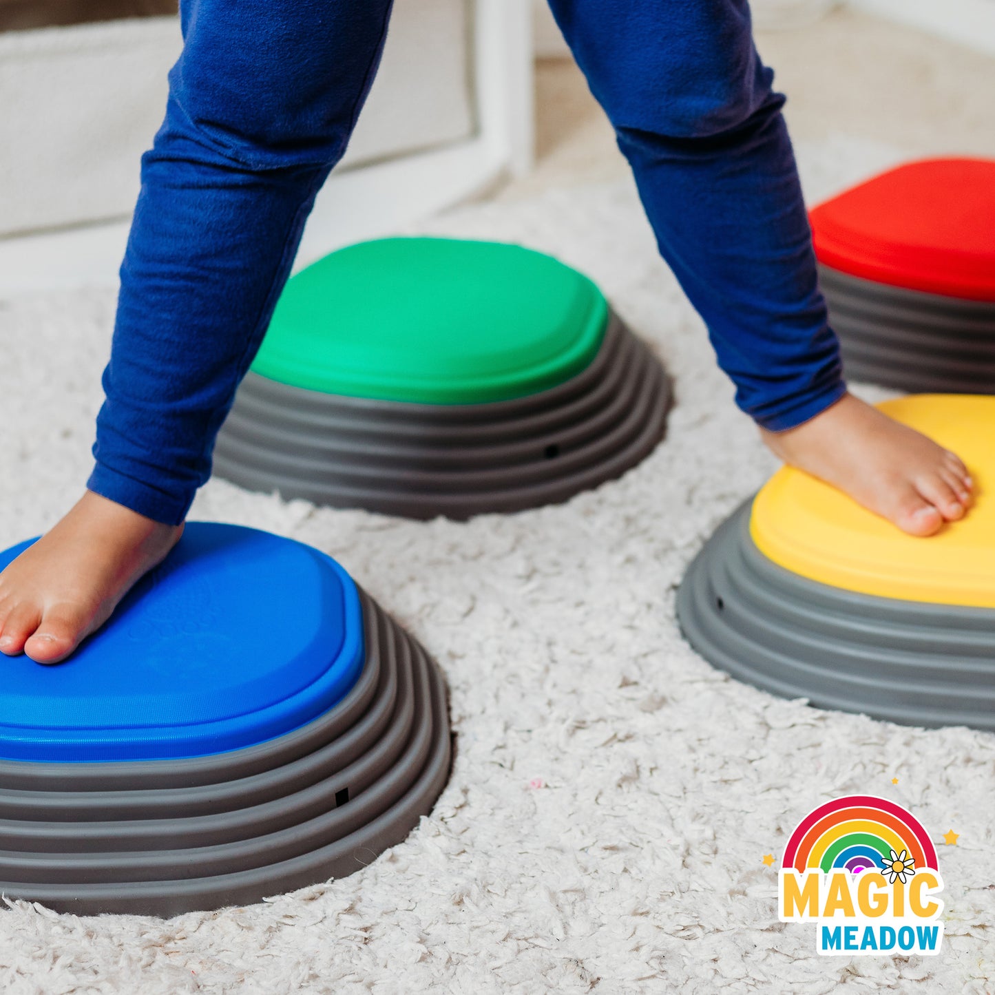 MagicMeadow Bouncy Stepping Stones - set of 4