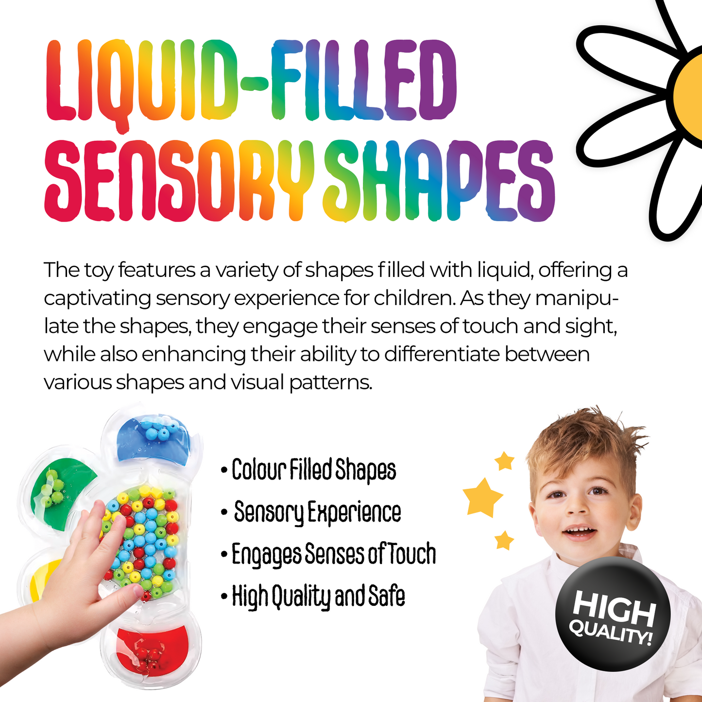 MagicMeadow Sensory Colour Sorting Shape