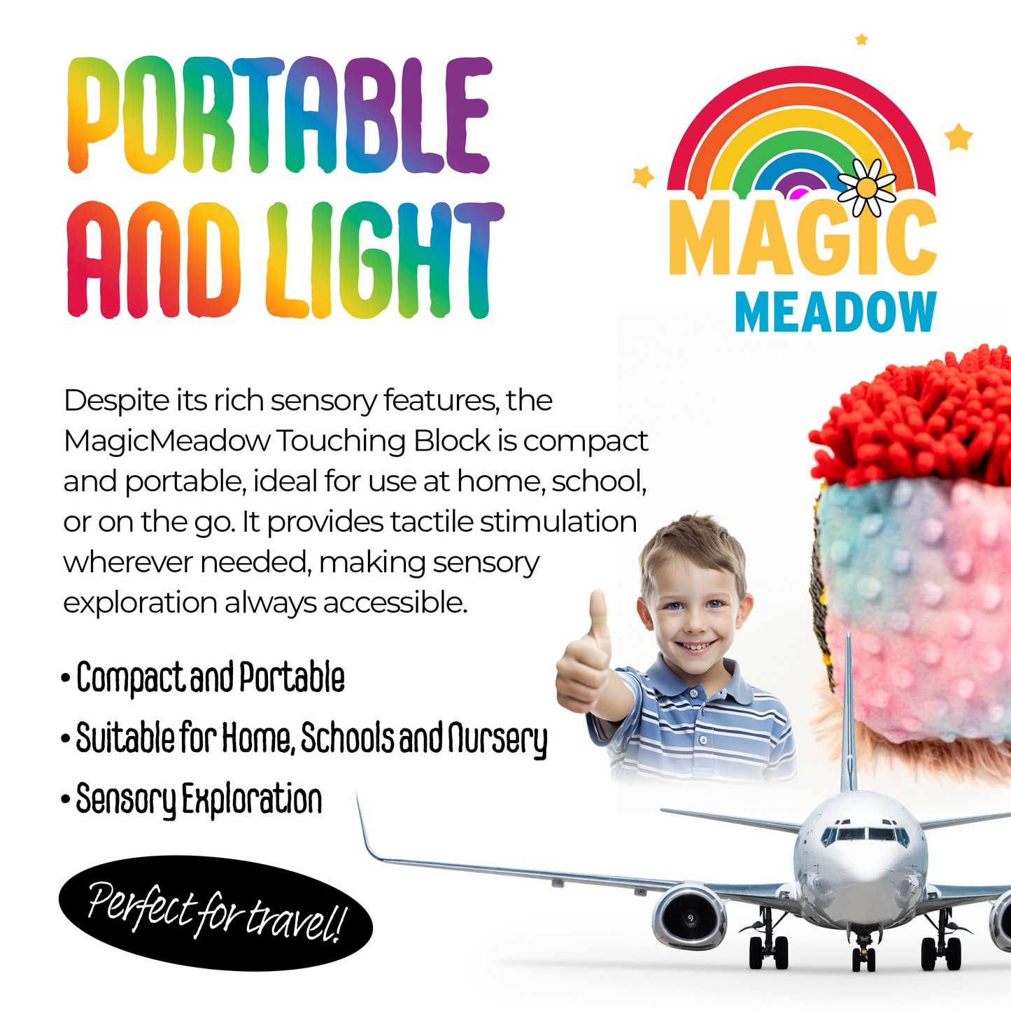 NEW MagicMeadow Sensory Touching Block