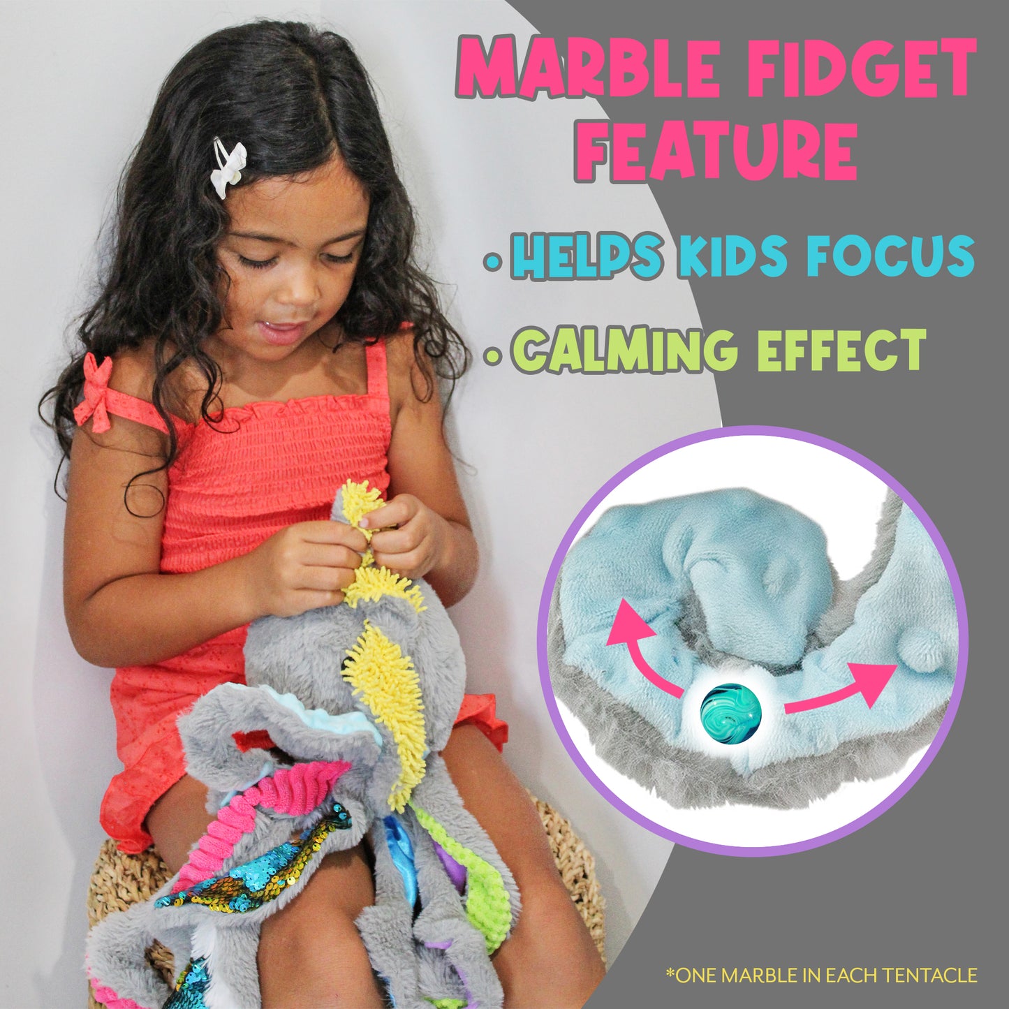 Meavia Quiggly The Sensory Octopus Plush Toy