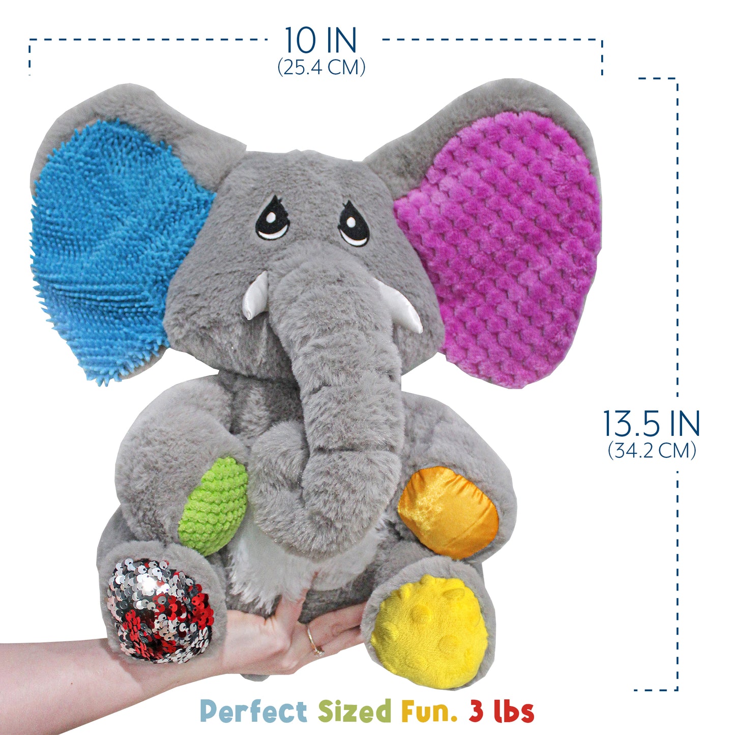 Meavia Ellie The Sensory Elephant Plush Toy