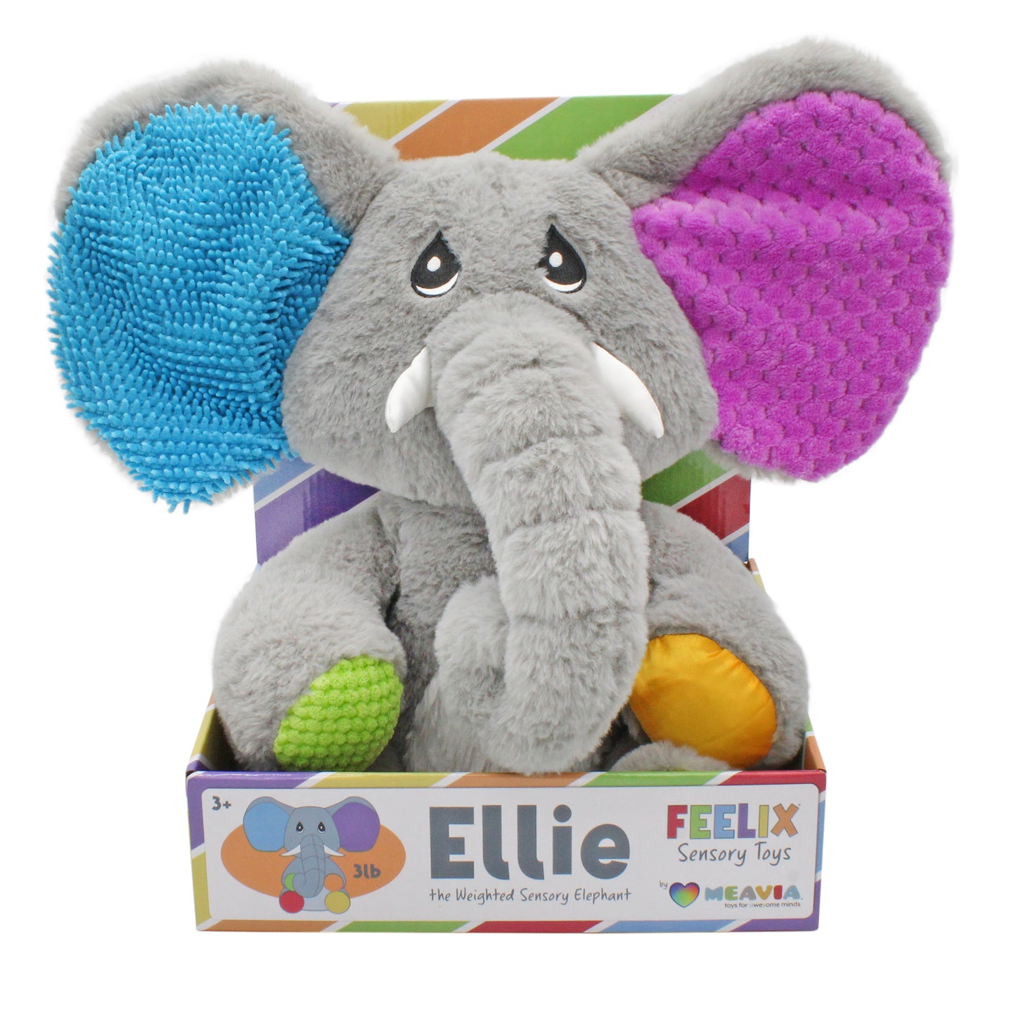 Meavia Ellie The Sensory Elephant Plush Toy