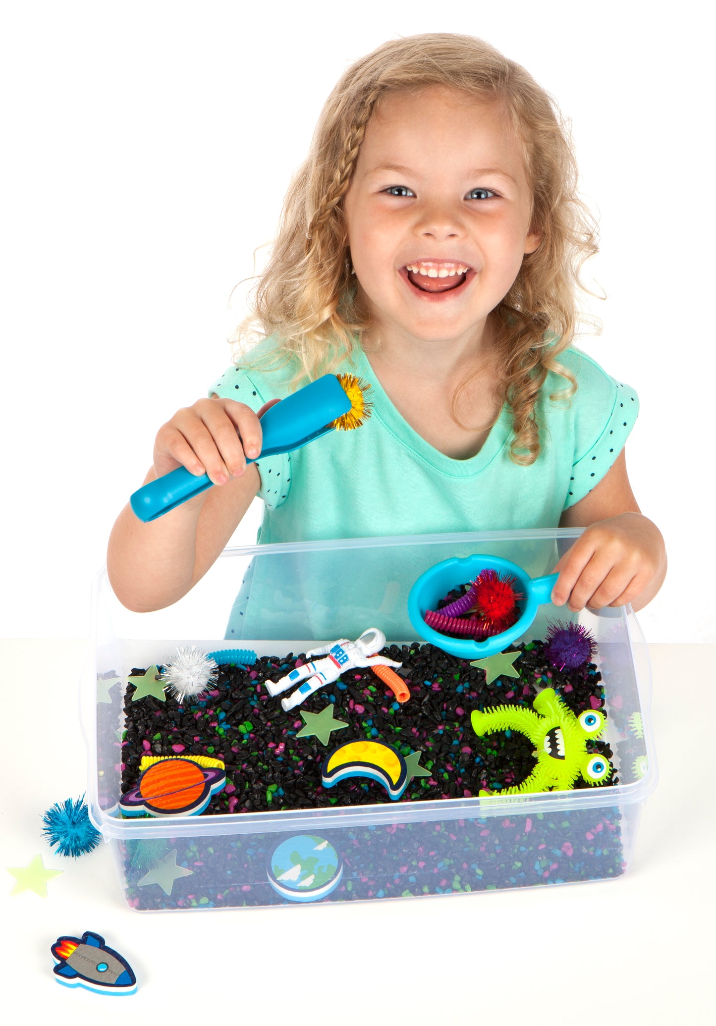 Creativity For Kids - Sensory Bin - OuterSpace