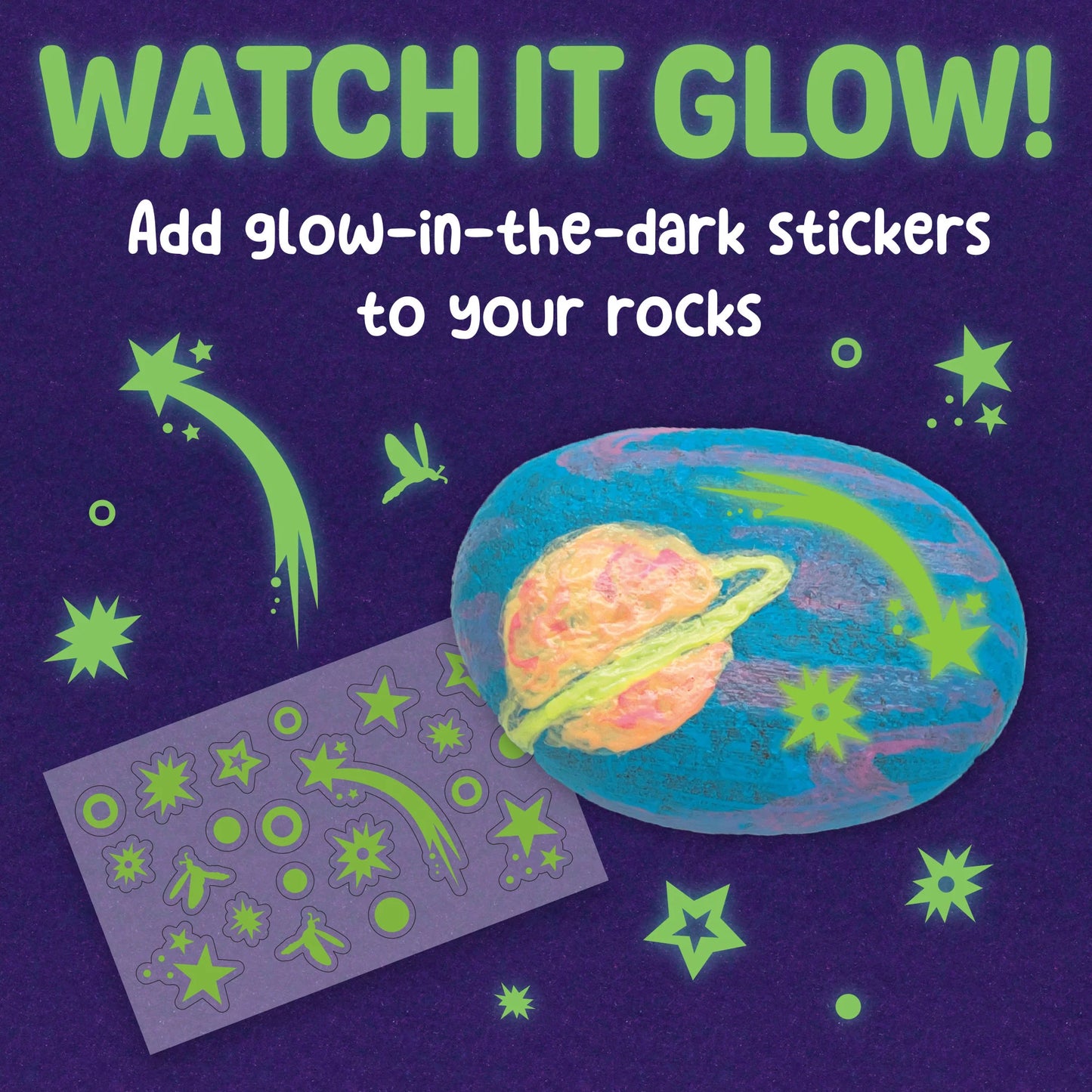 Creativity For Kids - Glow In the Dark Rock Painting