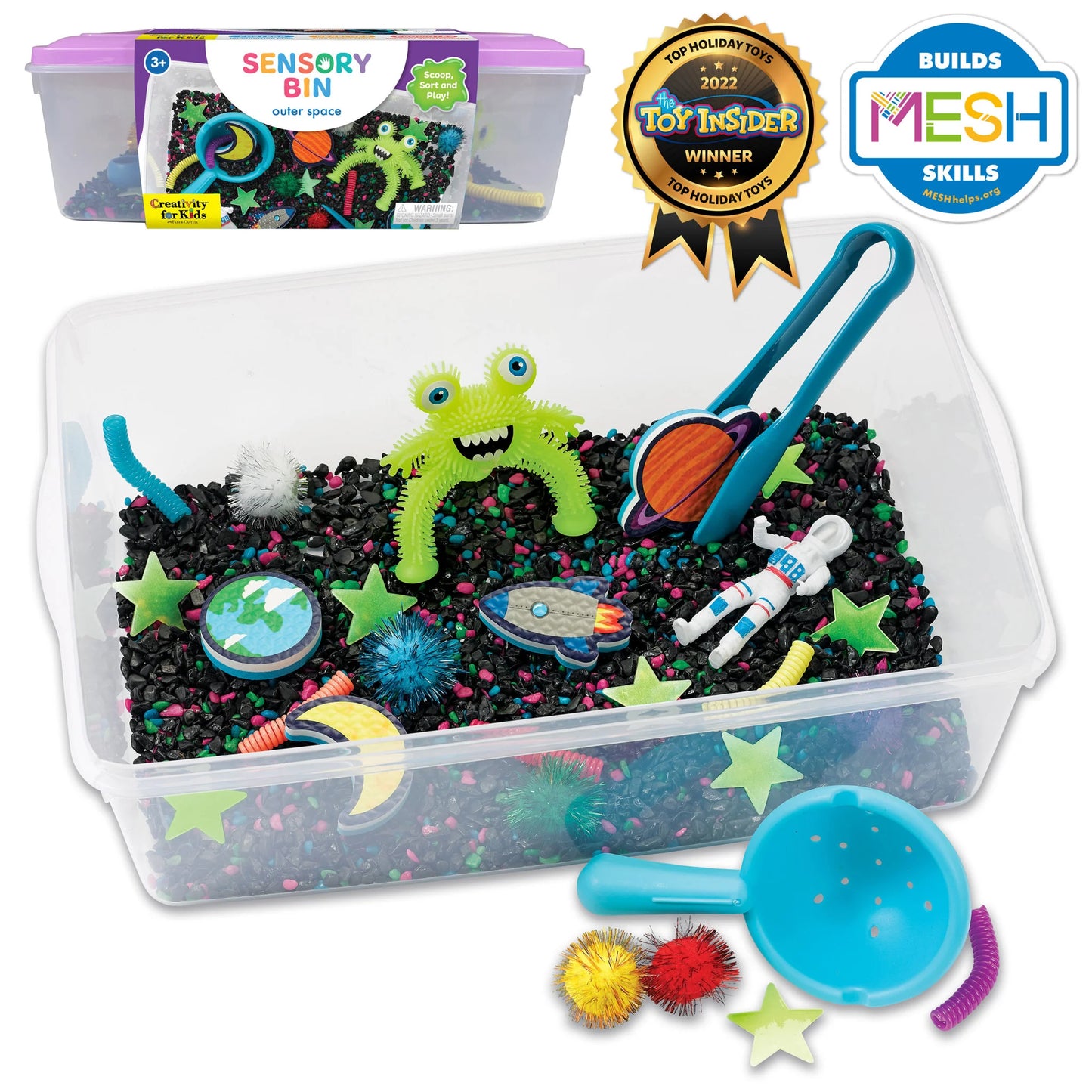 Creativity For Kids - Sensory Bin - OuterSpace