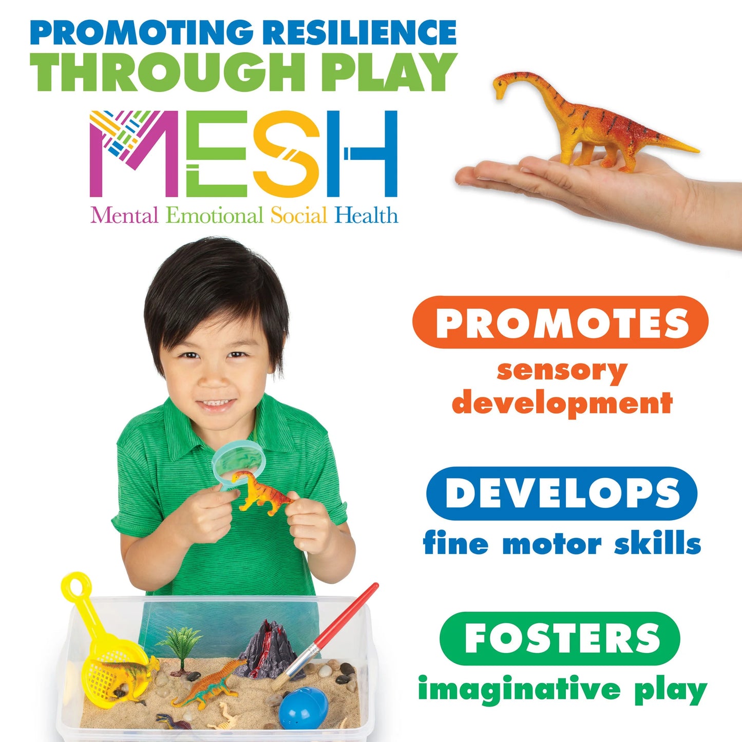 Creativity For Kids - Sensory Bin - Dinosaur Dig