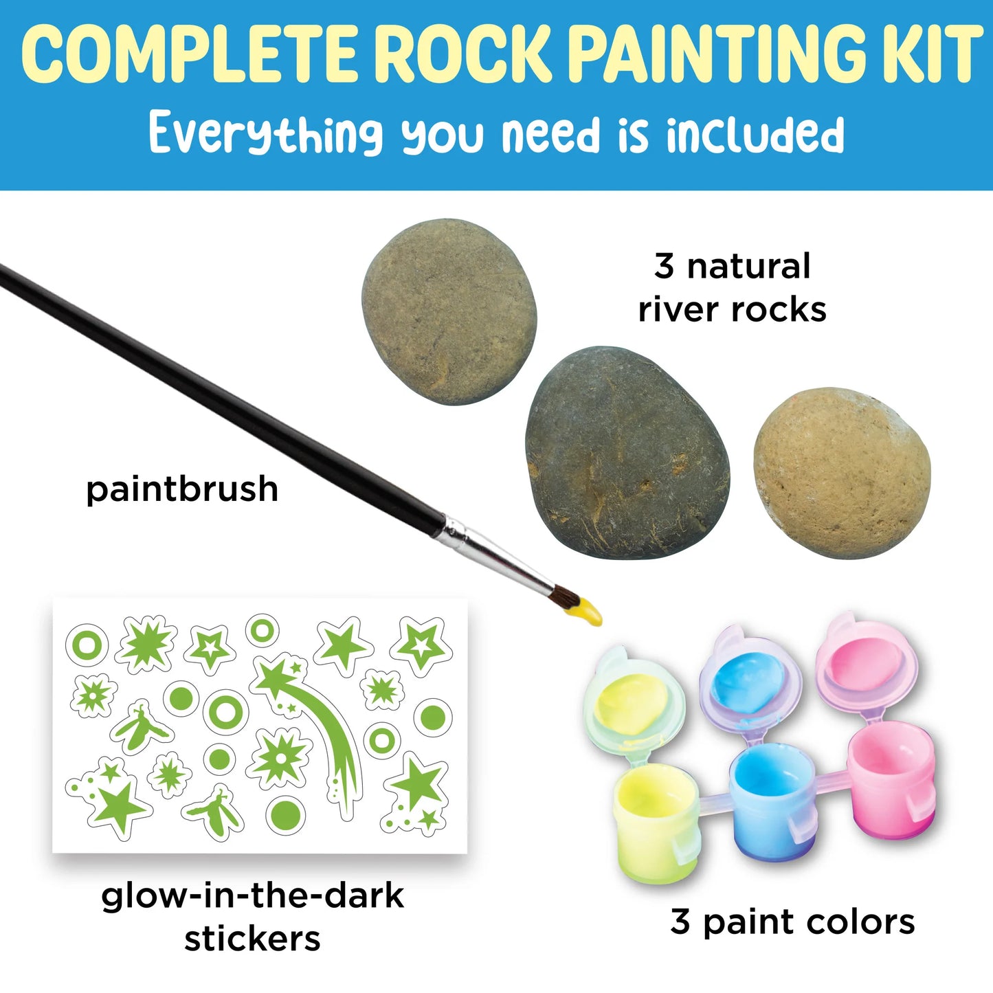 Creativity For Kids - Glow In the Dark Rock Painting