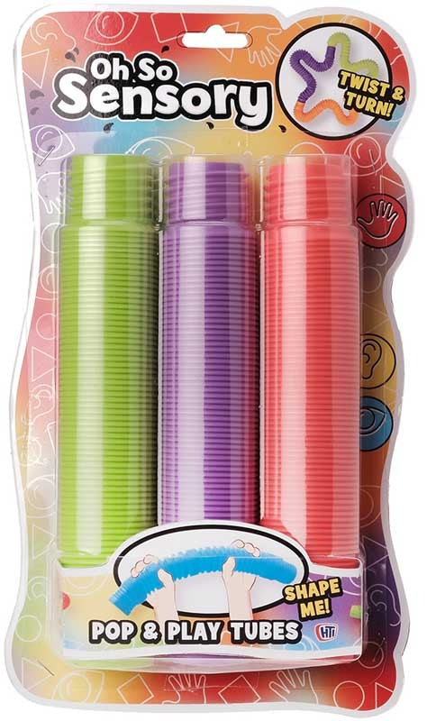 Oh So Sensory Pop and Play Tubes