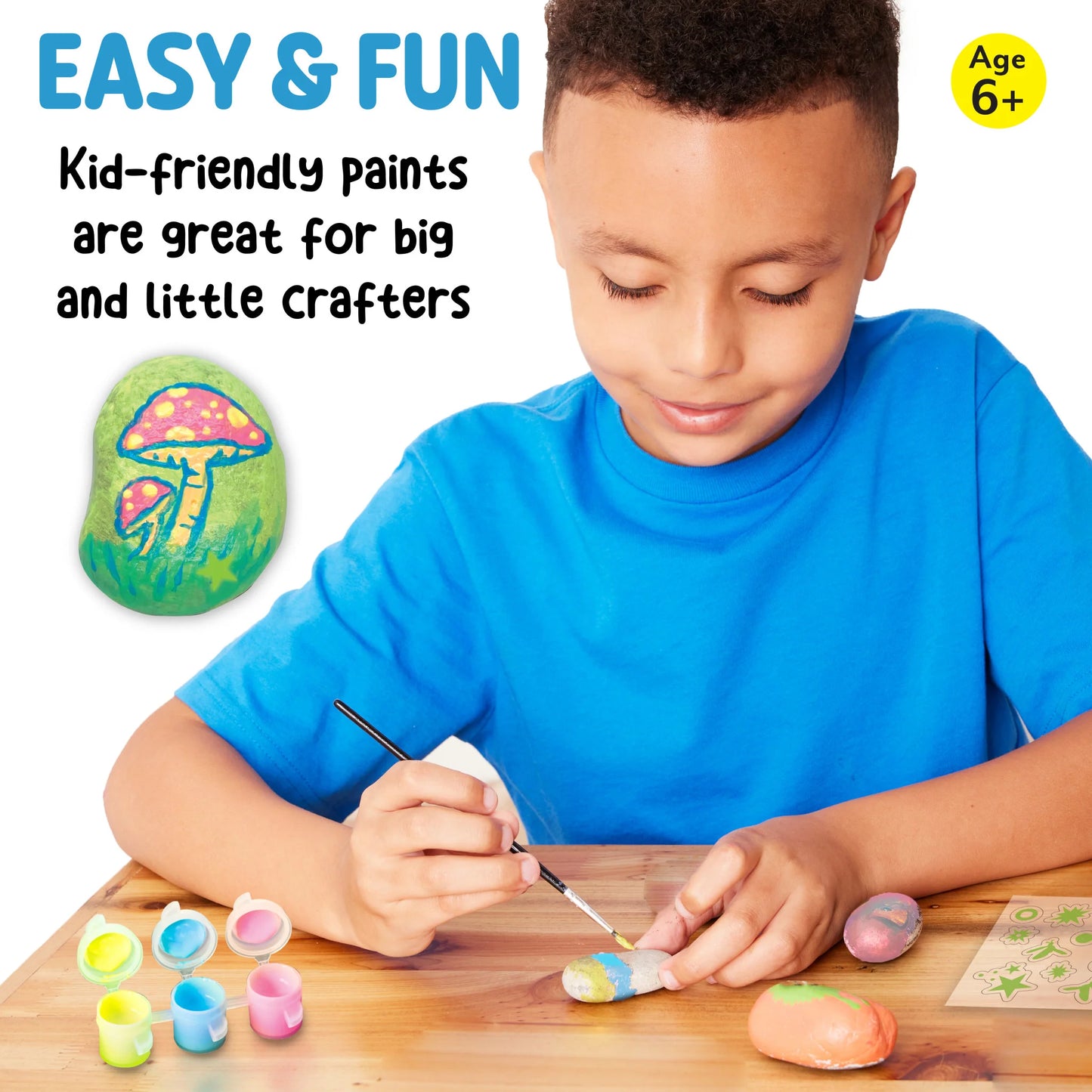 Creativity For Kids - Glow In the Dark Rock Painting
