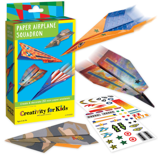 Creativity For Kids - Paper Airplane Squadron
